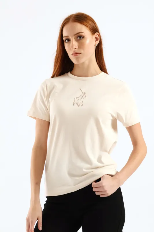 Cally Pony T-Shirt - Sand made by Edgars