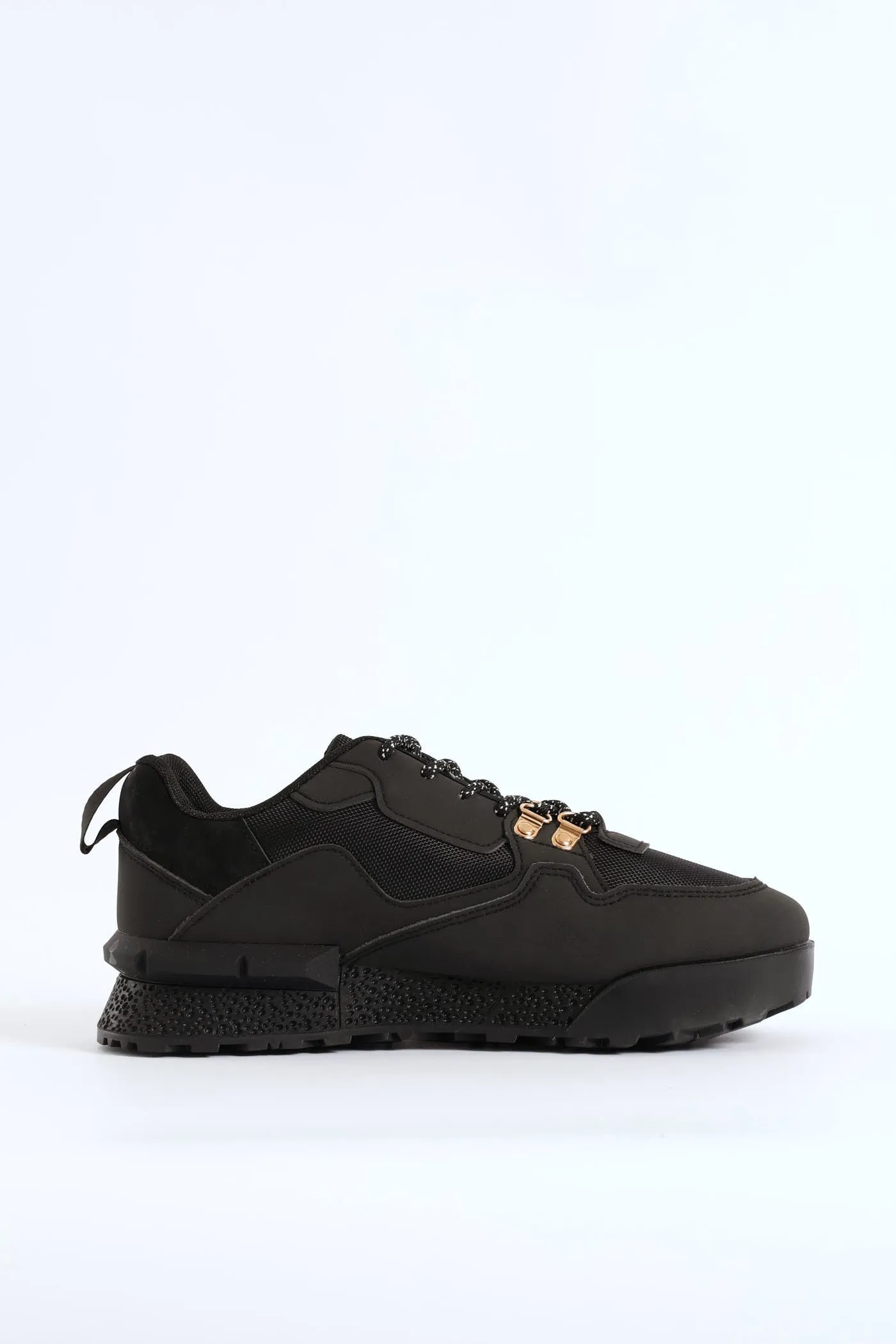 Spark Lace Up Fashion Trainer - Black sold by Edgars product image thumbnail 3