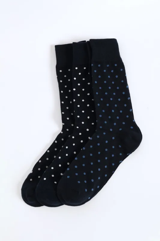 3 Pack Fashion Anklet Sock - Dark Blue sold by Edgars