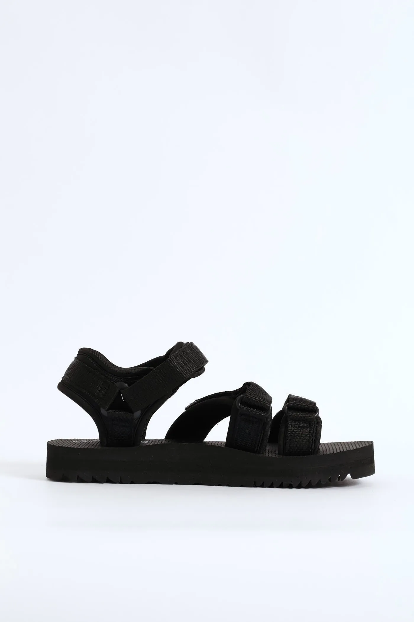 Fisher Multi Strap Sandal - Black sold by Edgars