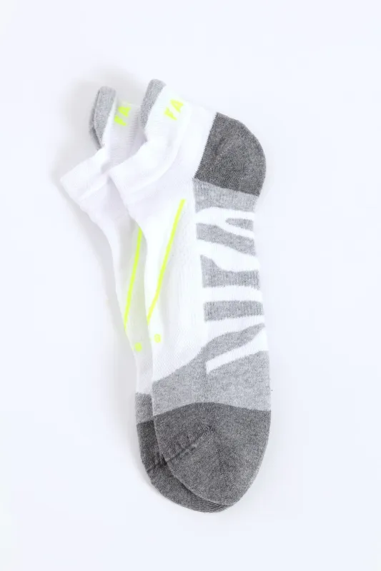 Performance Runner Socks - White sold by Edgars