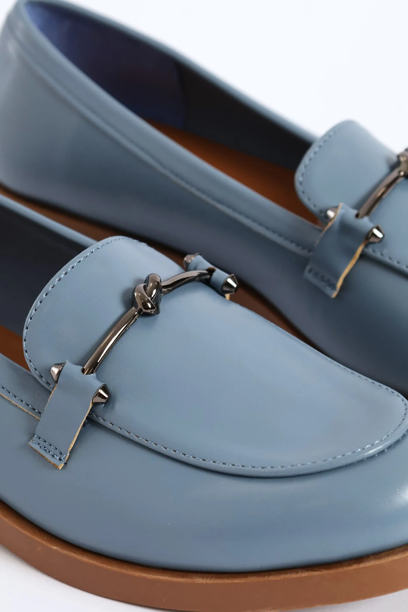 Knot Metal Trim Loafer - Duck Egg sold by Edgars product image thumbnail 2