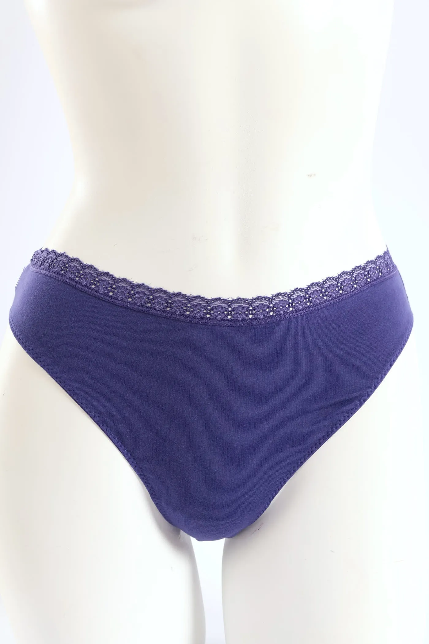 3 Pack Cotton Thong Panties - Powder Pink/Cream Melange/Navy sold by Edgars product image thumbnail 2