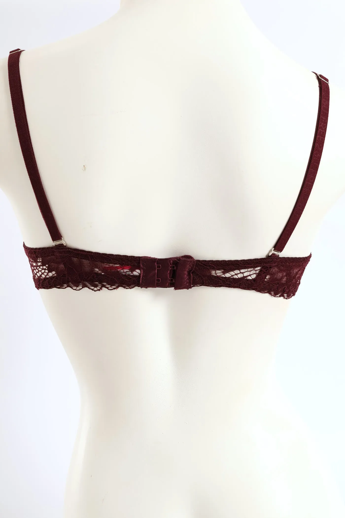 2 Pack Galloon Lace Multi Way Bra - Raspberry/Maroon sold by Edgars product image thumbnail 4