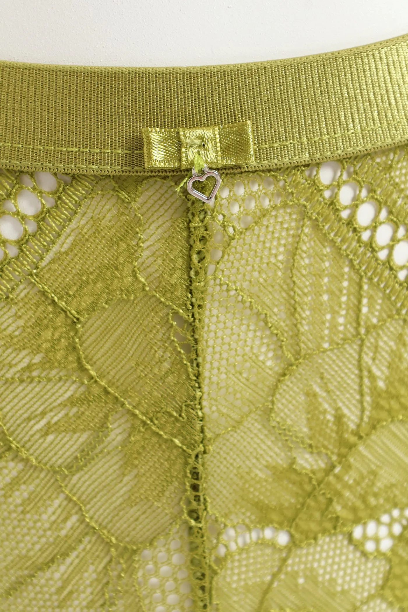 Shimmer Waistband Full Lace Boyleg Panty - Sage sold by Edgars product image thumbnail 2