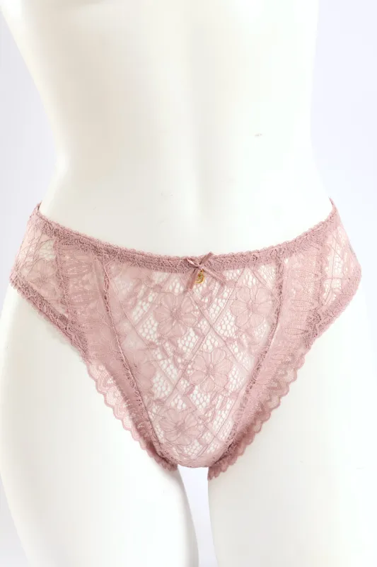 Full Lace Bikini Panty - Pink sold by Edgars