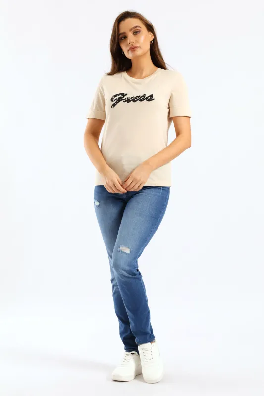 Short Sleeve Nichita Tee - White sold by Edgars