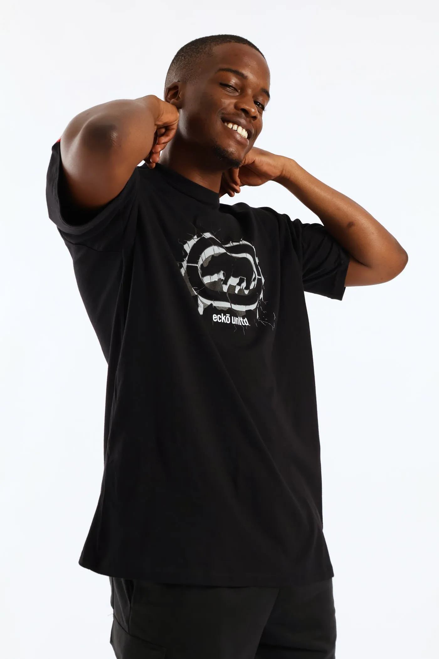 Cracked Tee - Black sold by Edgars