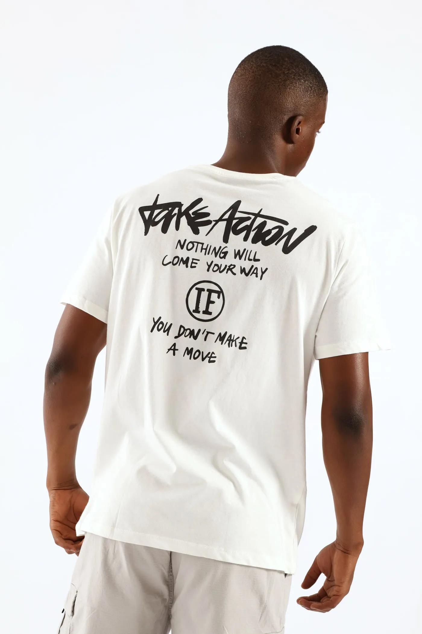 Front & Back Printed Tee - Off White sold by Edgars product image thumbnail 2