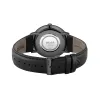 Drifter 42Mm Watch With 3 Hands Stainless Steel Case And Black Dial And Black Leather Strap sold by Edgars
