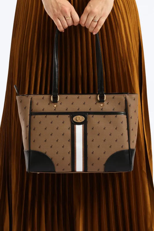 Oxford Tote Bag - Camel sold by Edgars