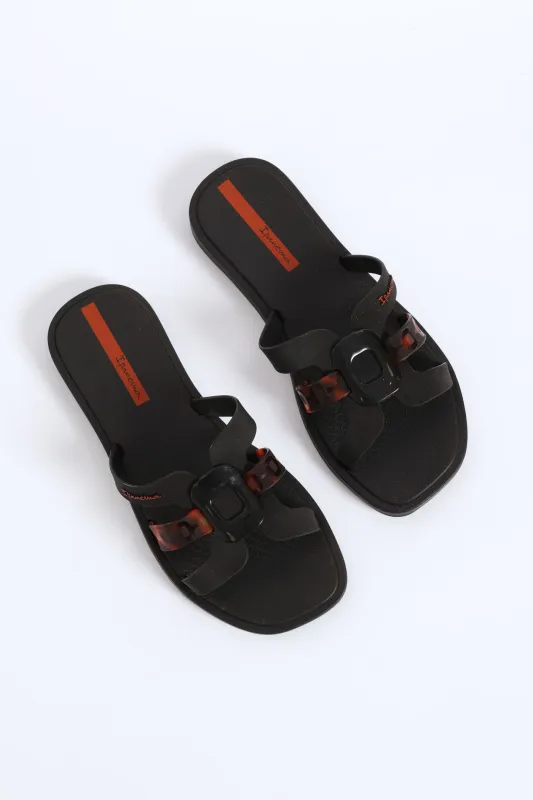 Hoy Turtle Trim Slide - Black sold by Edgars