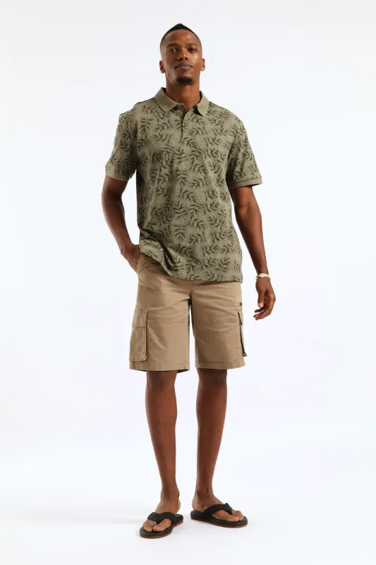 Zip Cargo Short - Khaki sold by Edgars