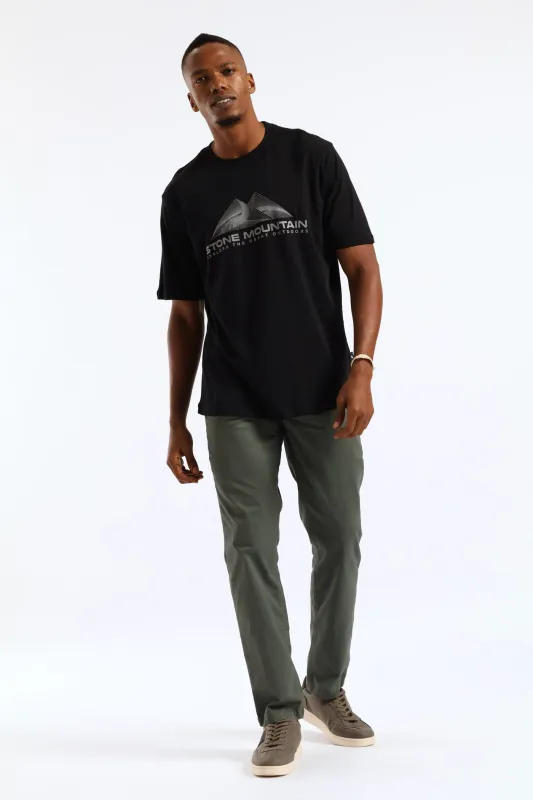 Stone Mountain Tee - Black sold by Edgars