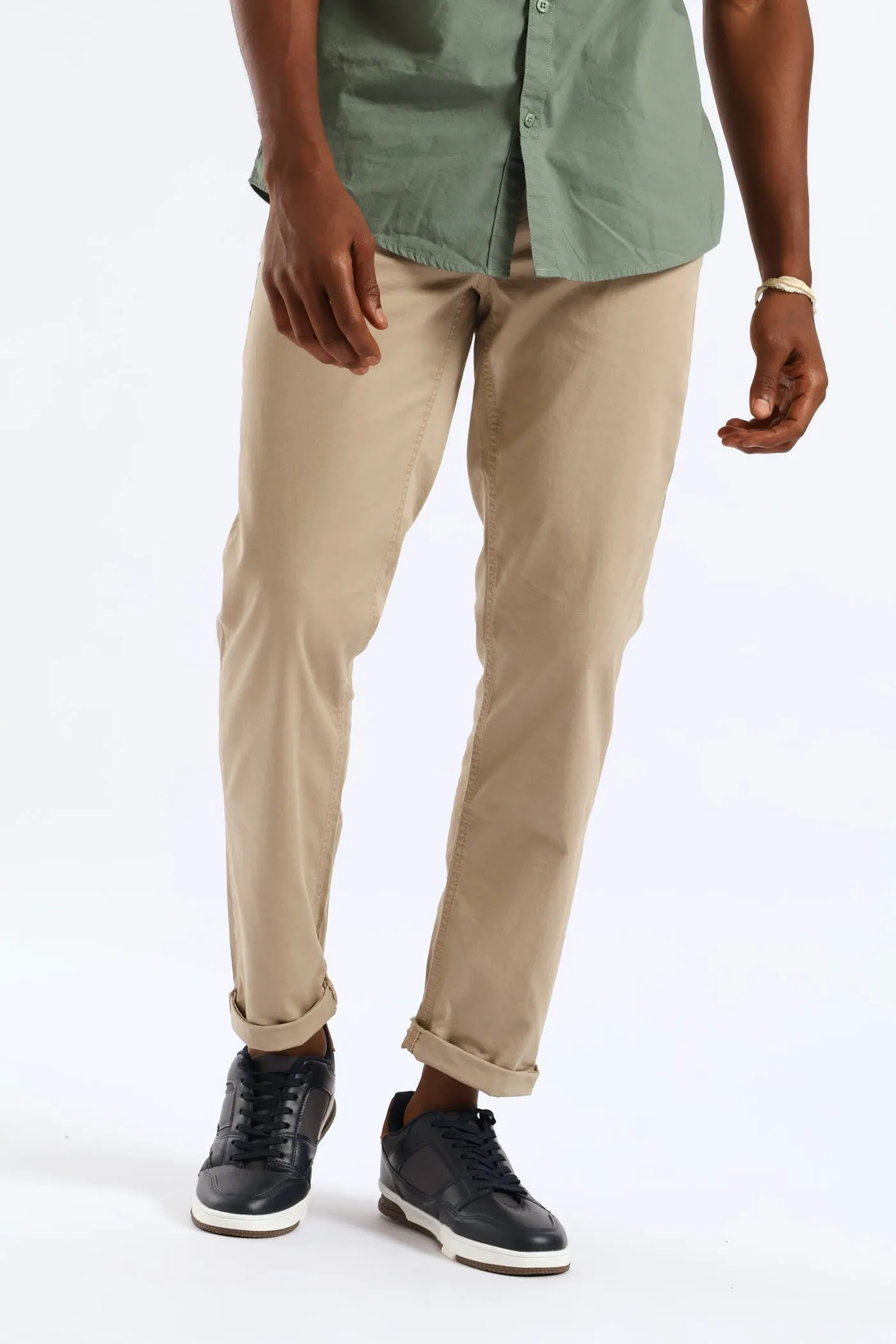 5 Pocket Chino Trouser - Stone sold by Edgars product image thumbnail 3