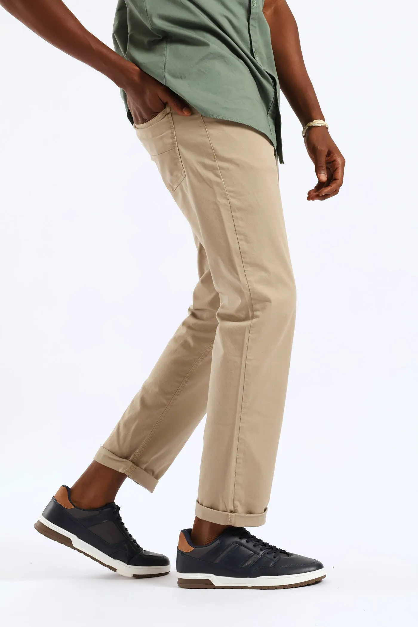 5 Pocket Chino Trouser - Stone sold by Edgars product image thumbnail 2