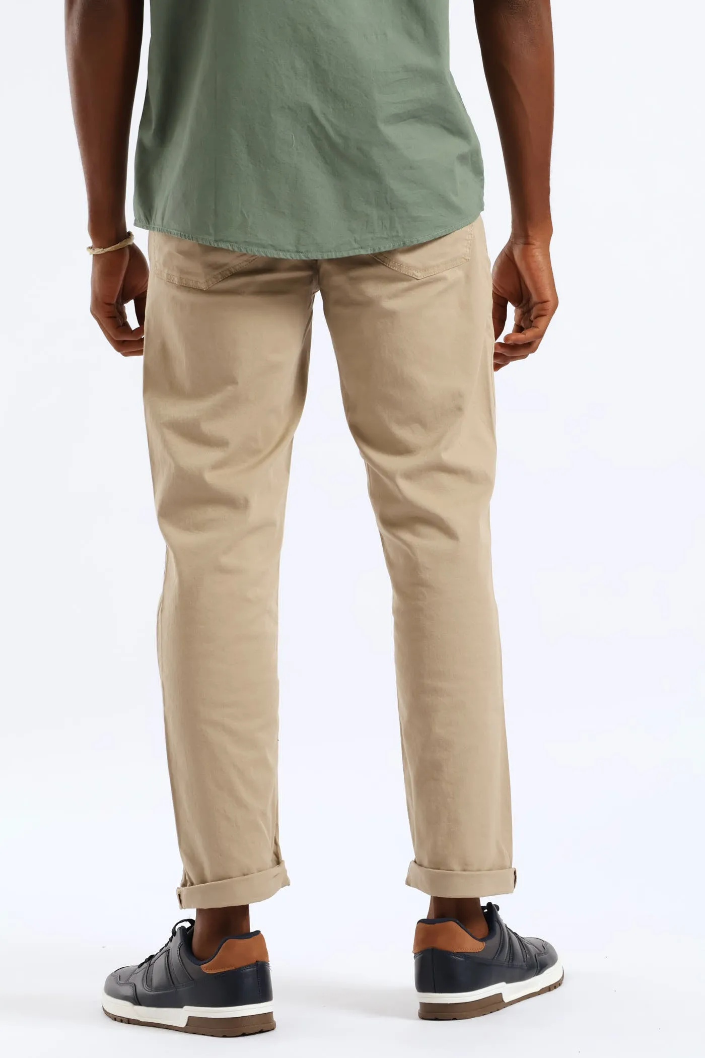 5 Pocket Chino Trouser - Stone sold by Edgars product image thumbnail 4
