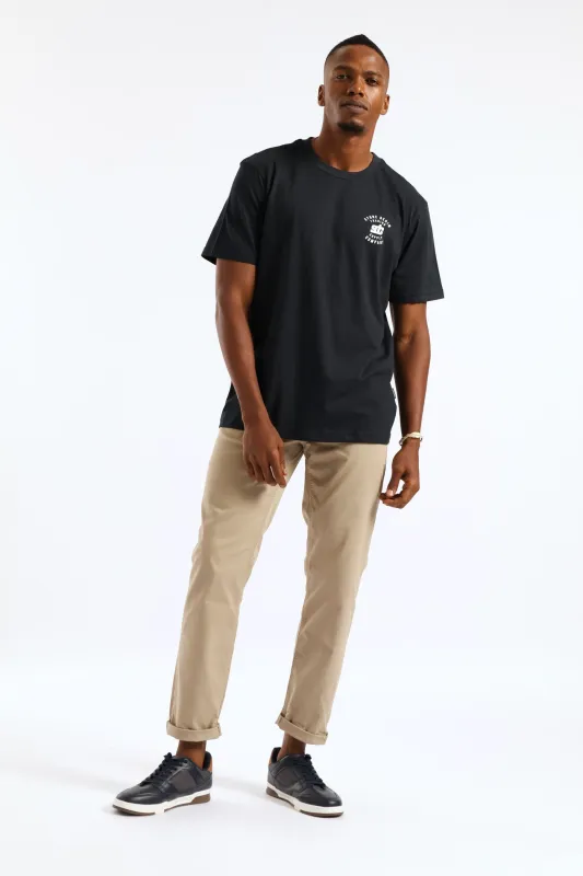 Eagle Front & Back Tee - Navy sold by Edgars