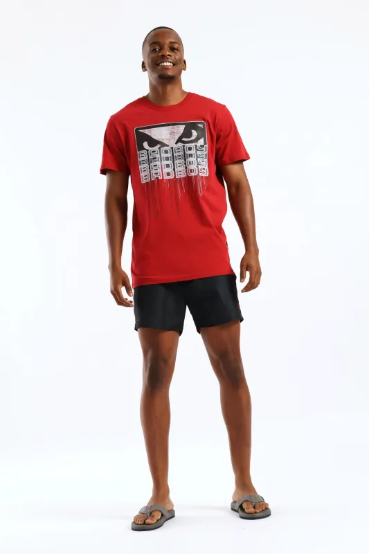 Drip Logo Tee - Red sold by Edgars