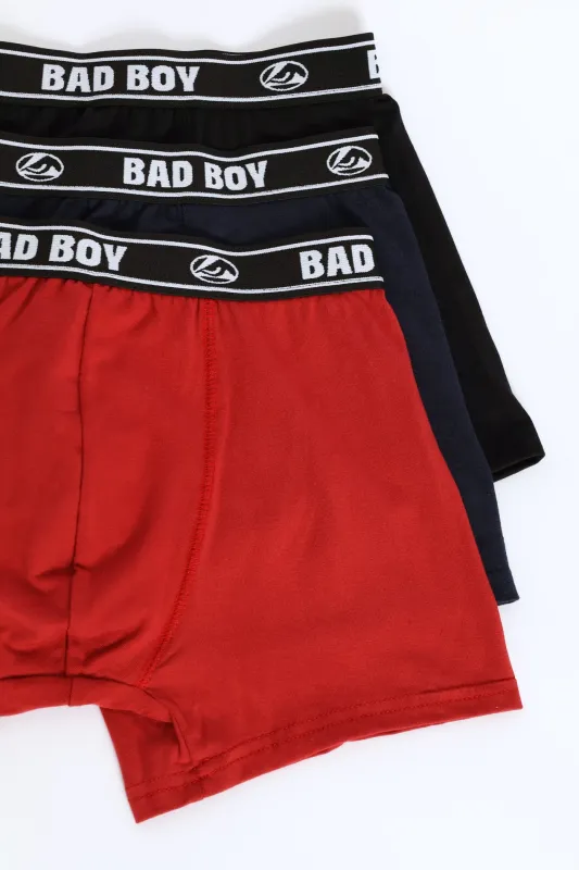 3 Pack Plain Trunks - Multi sold by Edgars