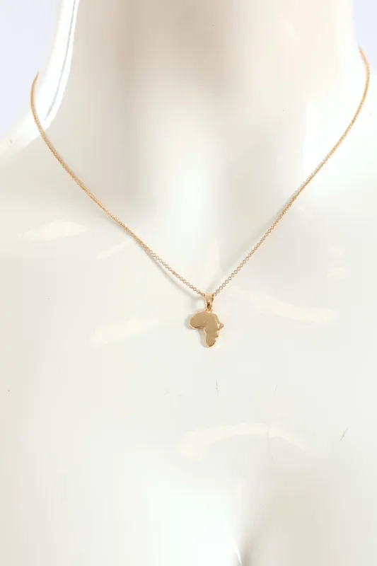 Africa Pendant Necklace - Gold sold by Edgars