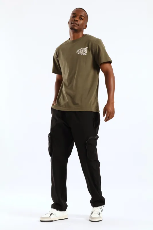 Original Basic Print Tee - Fatigue sold by Edgars