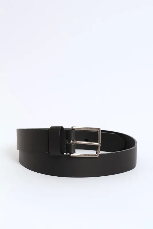 Metal Loop Belt - Black sold by Edgars