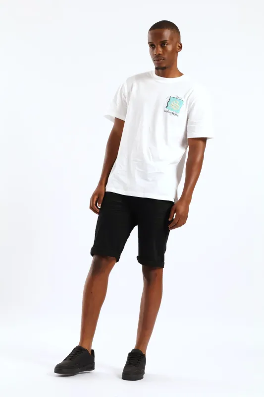 Denim Shorts - Black sold by Edgars