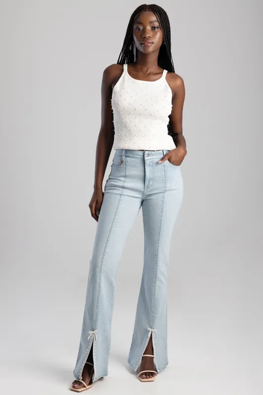 Beaded Vest - White sold by Edgars