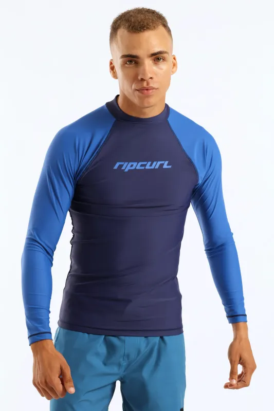 Archive Long Sleeve Rashvest - Navy sold by Edgars