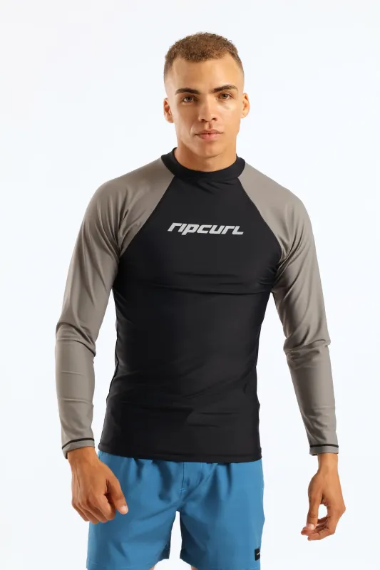 Archive Long Sleeve Rashvest - Black sold by Edgars