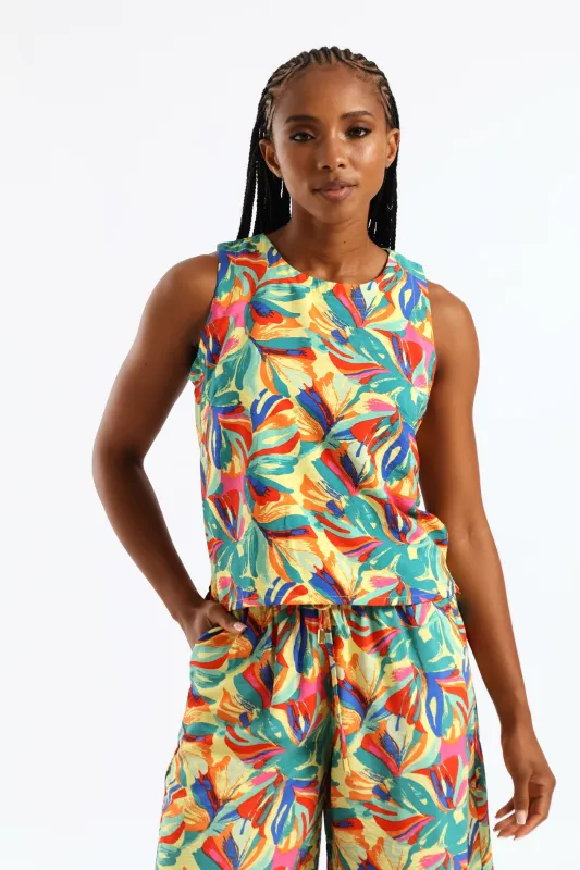 Carnival Print Shell Tank - Multi sold by Edgars