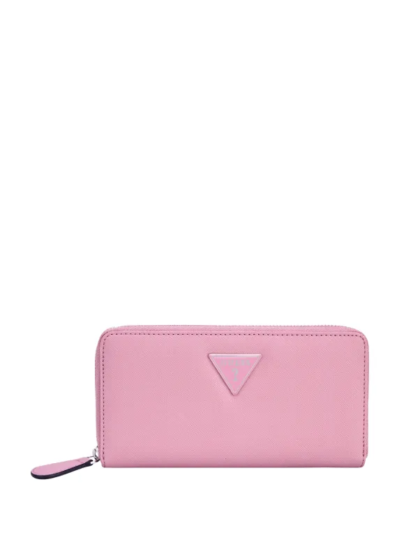 Viviette Medium Zip Around Purse - Mauve sold by Edgars