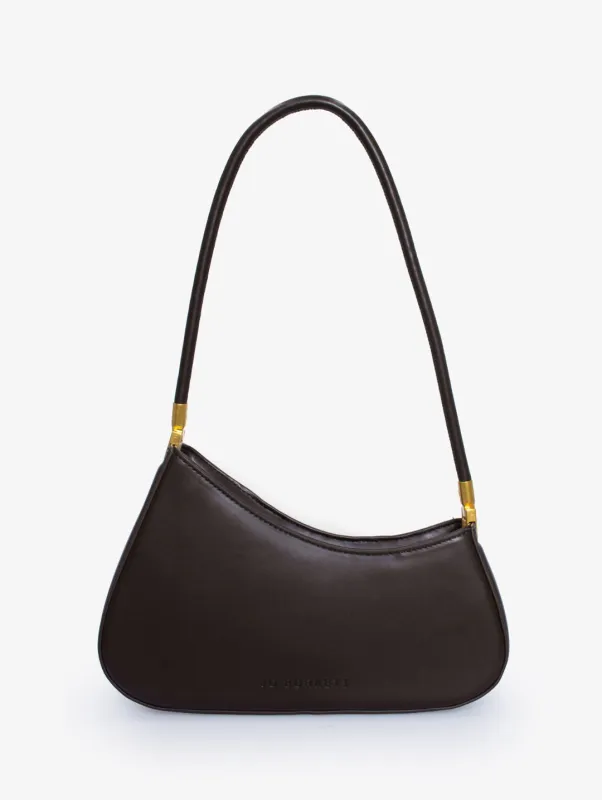 The Gia Small Asymmetric Shoulder Bag - Chocolate sold by Edgars