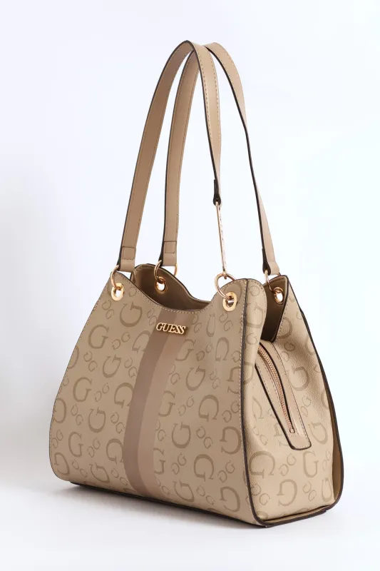 Wester Satchel Bag - Taupe sold by Edgars