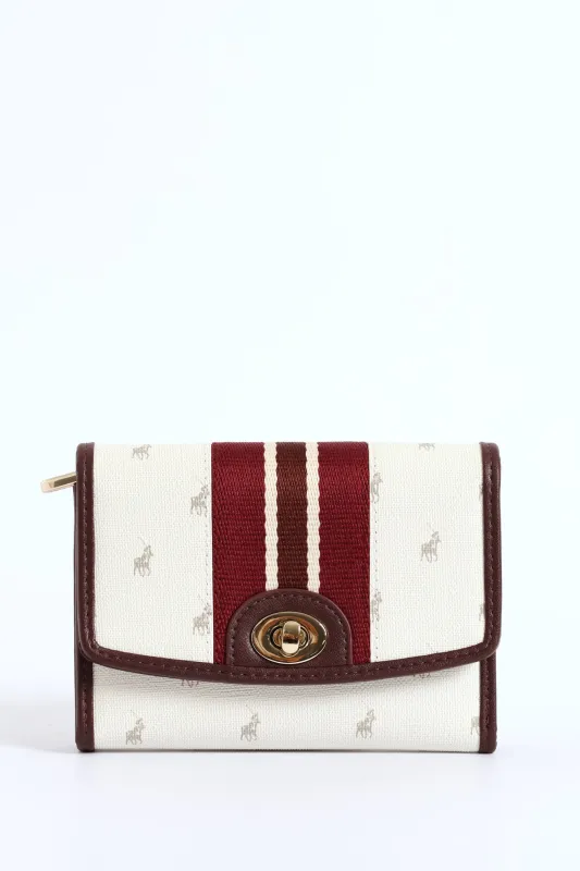 Oxford Compact Trifold Purse - Grey sold by Edgars