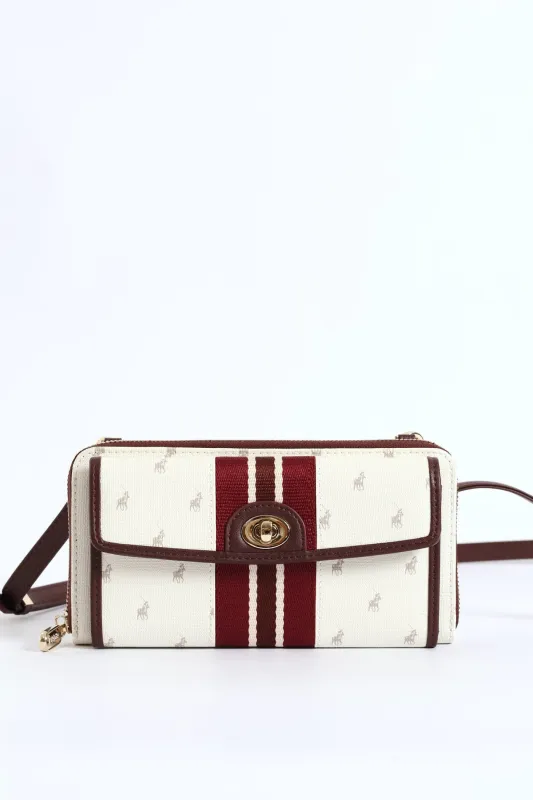 Oxford Phone Sling Bag - Grey sold by Edgars