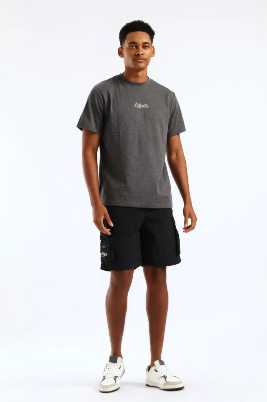 Taslon Cargo Shorts - Black sold by Edgars