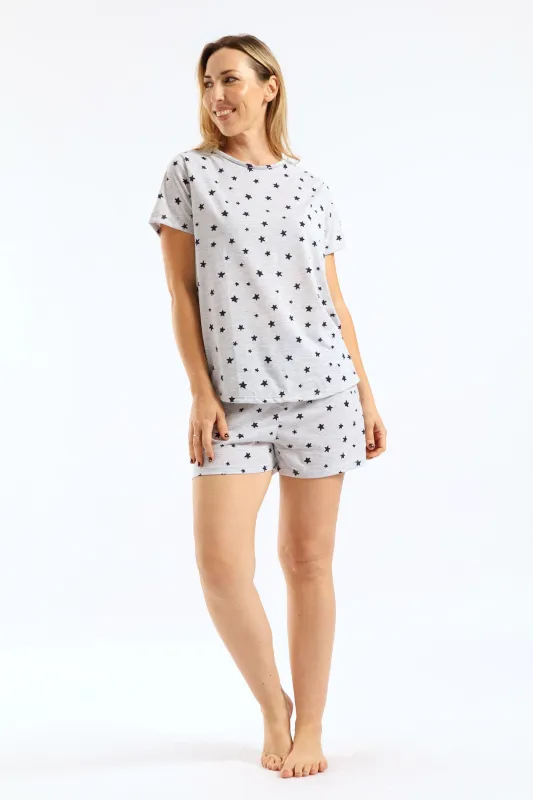 Stars Tee - Grey Melange sold by Edgars