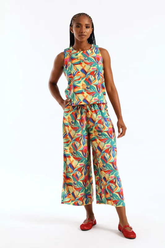 Pull On Carnival Culotte Pant - Multi sold by Edgars