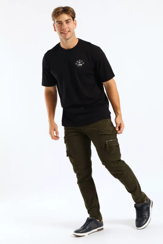 Elasticated Cargo Pant - Olive sold by Edgars