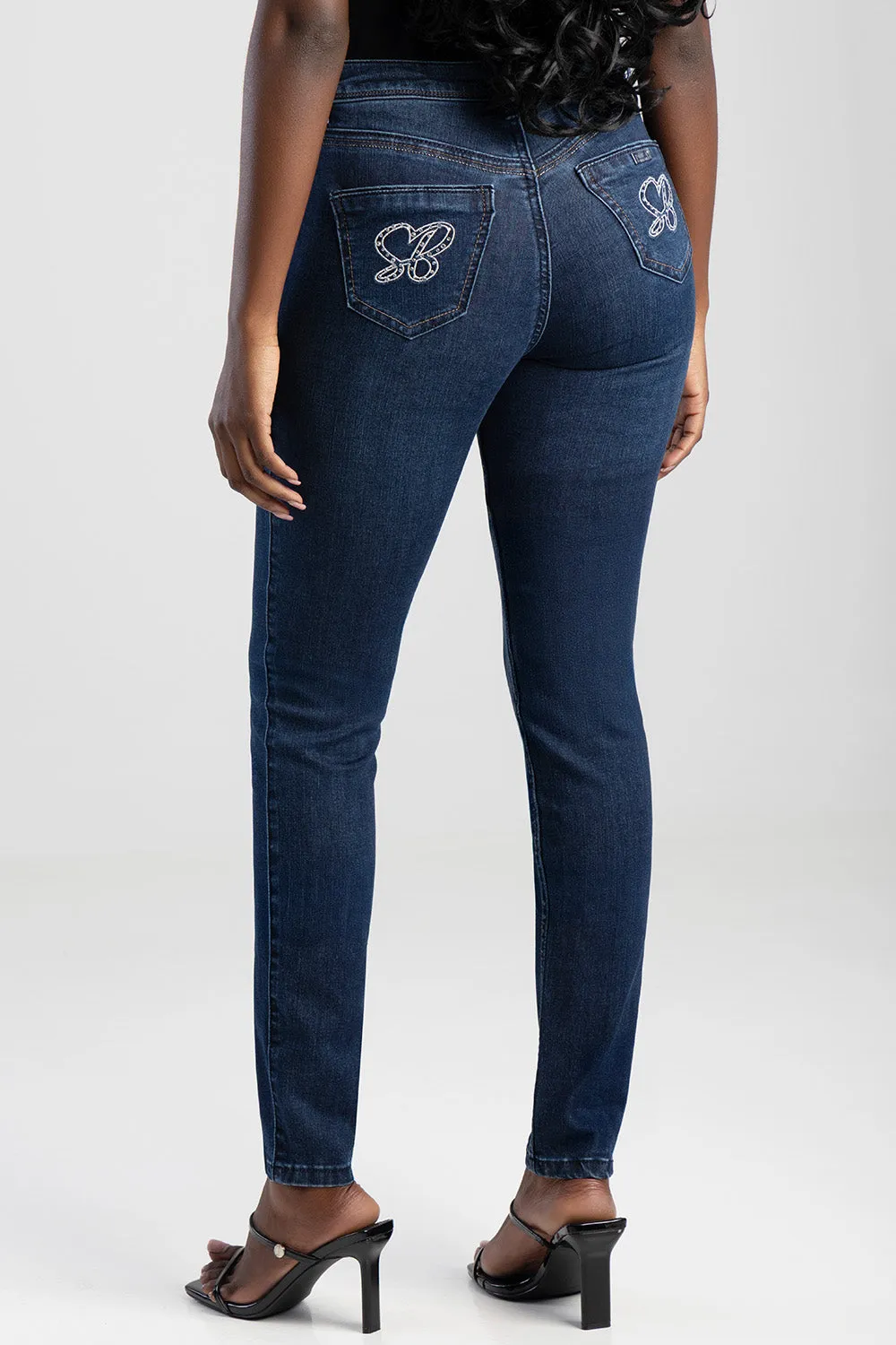 Mid Waist Skinny With Back Profile - Dark Wash sold by Edgars product image thumbnail 2