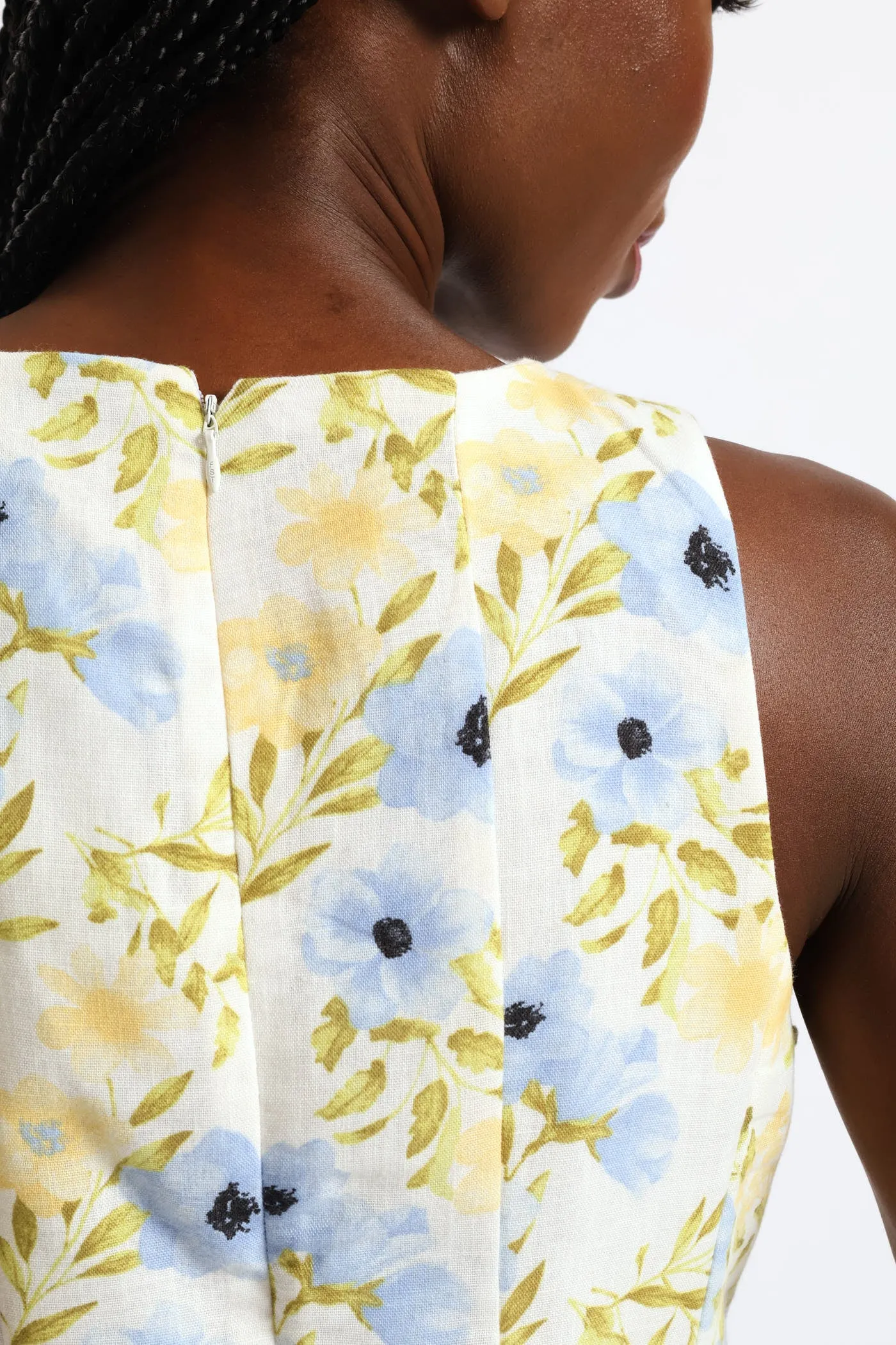 Panelled Floral Skater Dress - Lilac sold by Edgars product image thumbnail 3