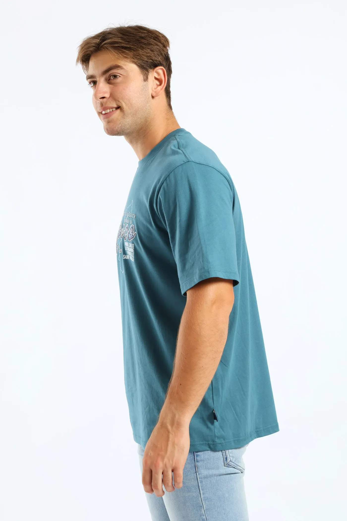 Monaco Print Tee - Teal sold by Edgars product image thumbnail 4