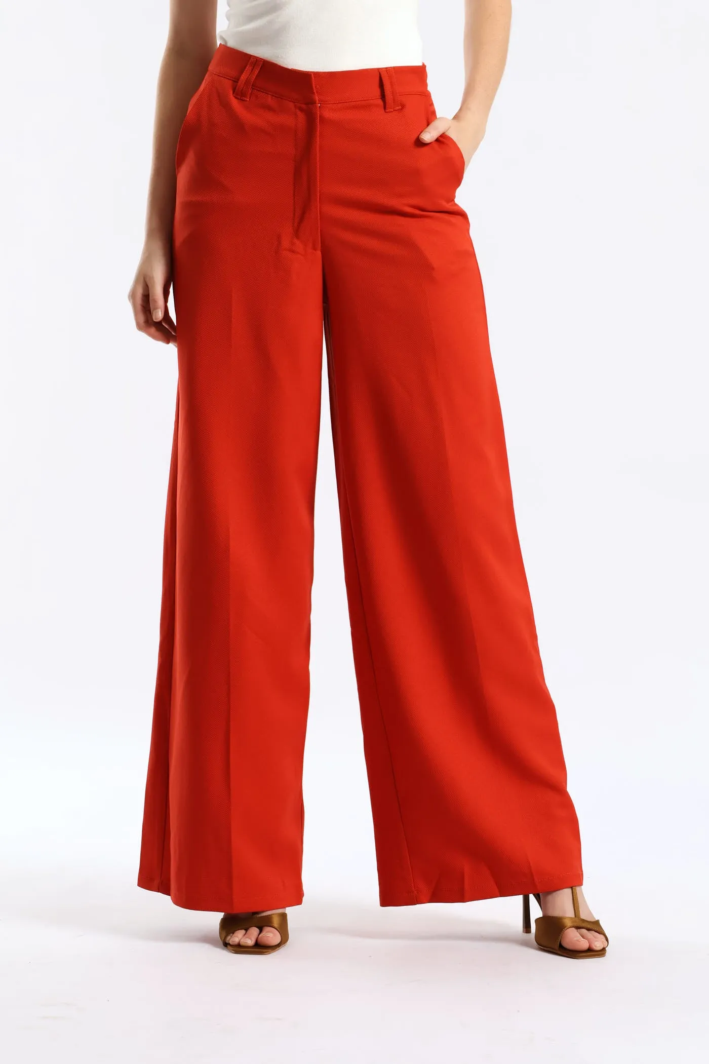 Double Belt Loop Wide Leg Pant - Burnt Orange sold by Edgars product image thumbnail 2