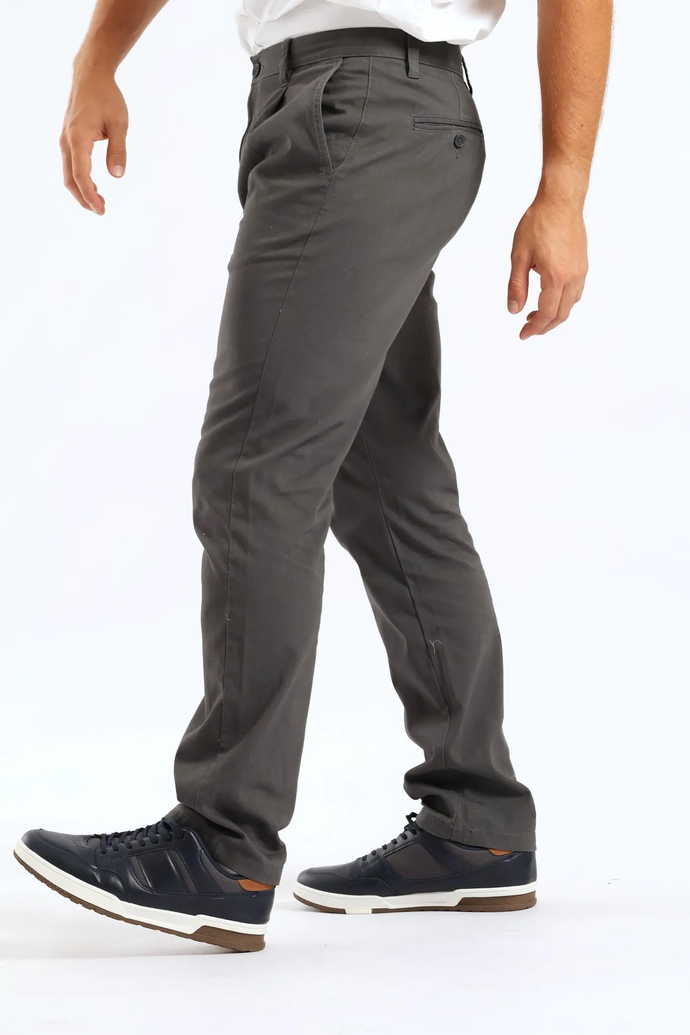 Pleated Chino - Grey sold by Edgars product image thumbnail 3