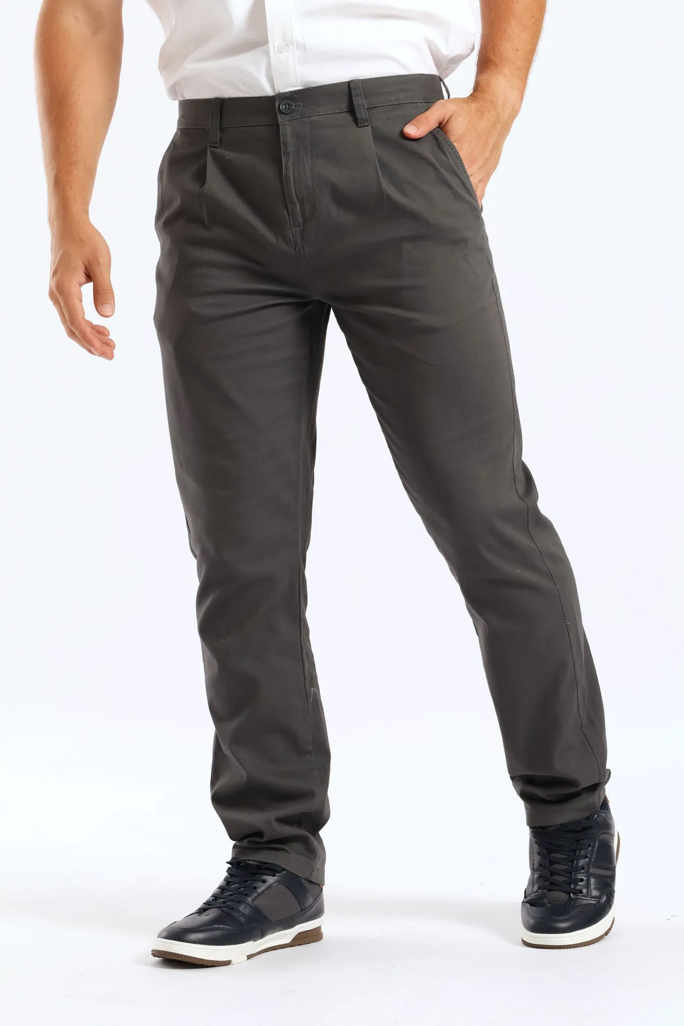 Pleated Chino - Grey sold by Edgars product image thumbnail 2