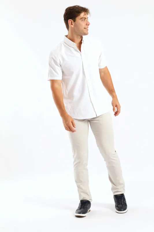 Pleated Chino - Light Stone sold by Edgars