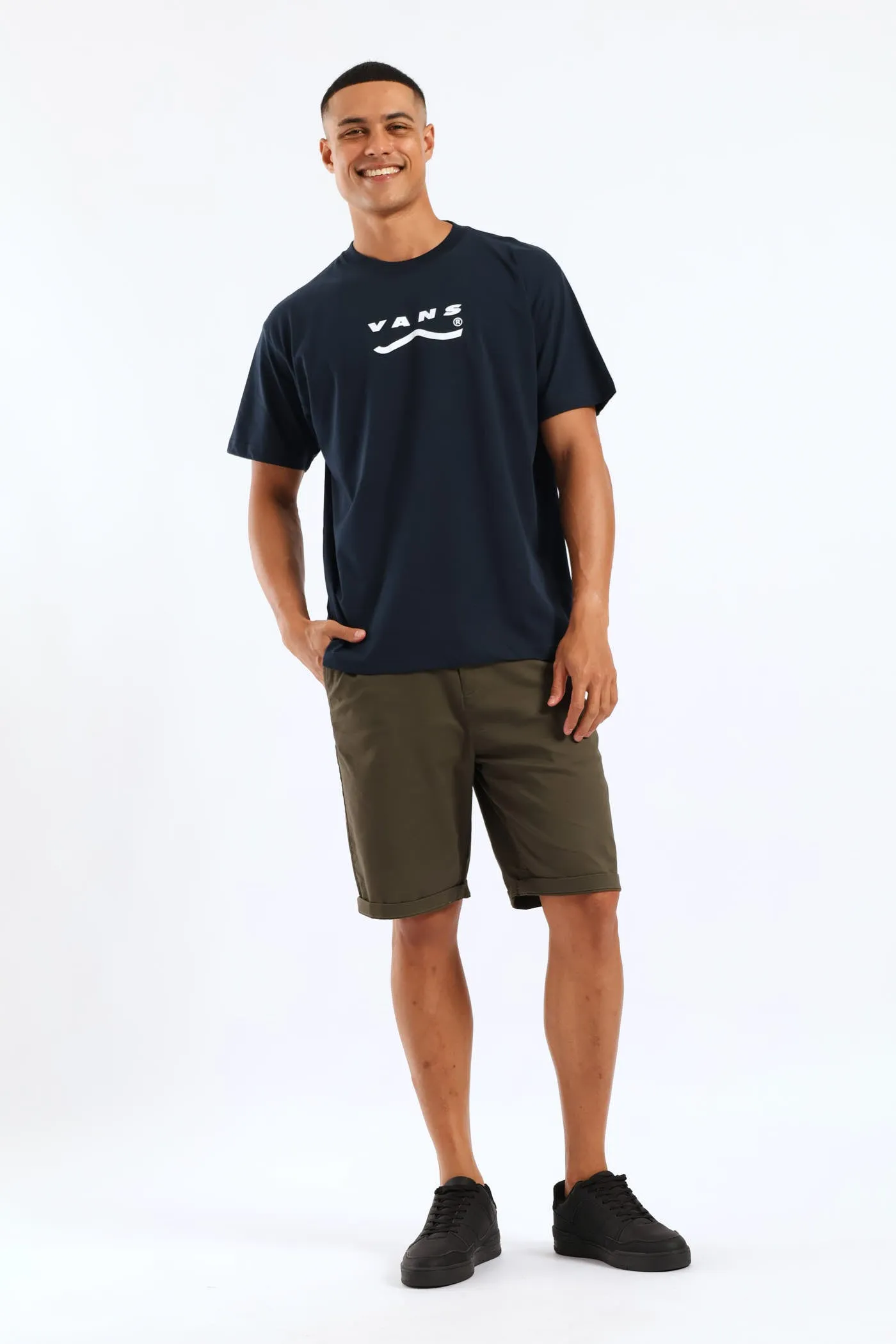 Determined Short Sleeve Tee - Navy sold by Edgars