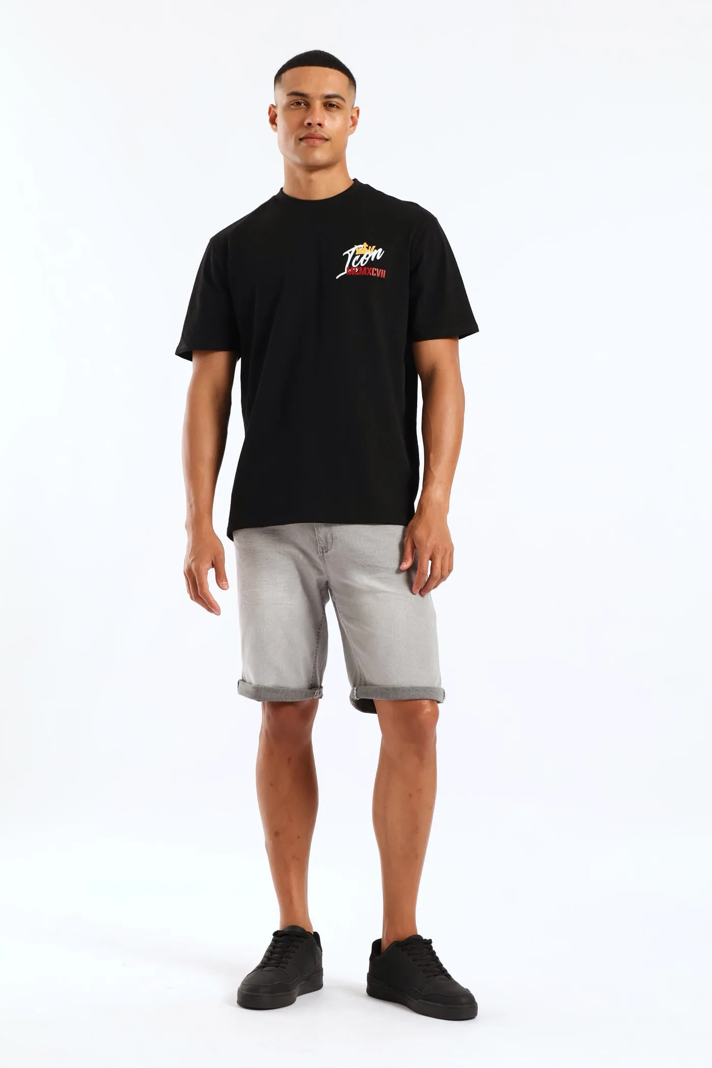 Icon Front & Back Print Tee - Black sold by Edgars product image thumbnail 3